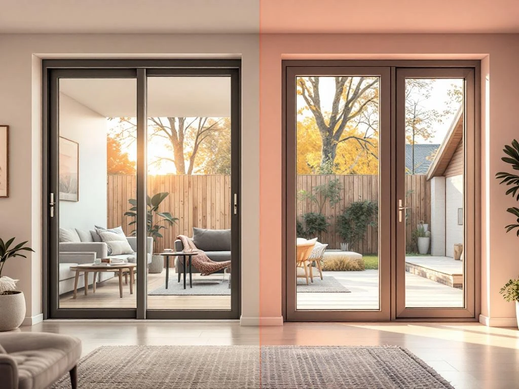 Jordens schuifdeuren versus scharnierende deuren vergelijking in modern Nederlands interieur met energie-efficiëntie details