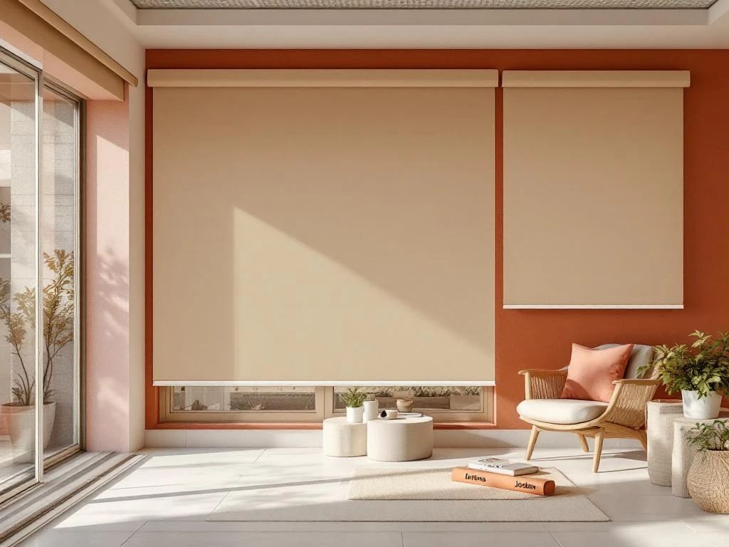 Zonwering opties in moderne Nederlandse woning met screens, markiezen en buitenjaloeziën in beige tinten van Jordens